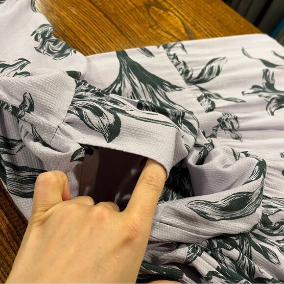 A New Day Floral turtle neck a-line Maxi Dress with long sleeves size XS - Picture 7 of 12